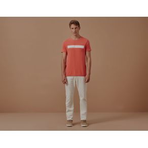 T-Shirt Classico Contemporaneo Vermelho - P