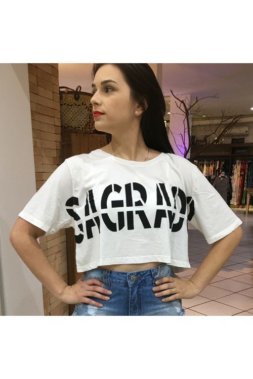T-shirt Cropped Sagrado Farm-p