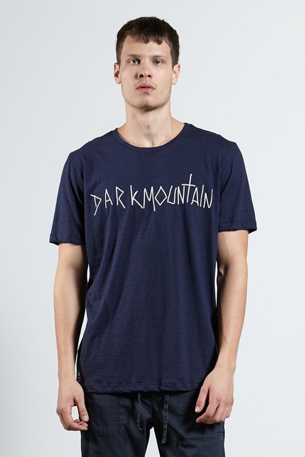 T-shirt Dark Mountains Marinho G