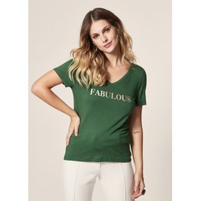 T-Shirt de Malha Fabulous Esmeralda - G