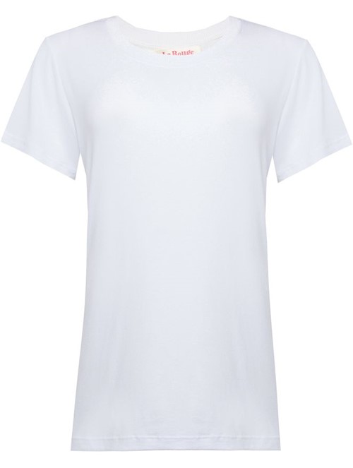 T-Shirt Decote U Branca Tamanho P