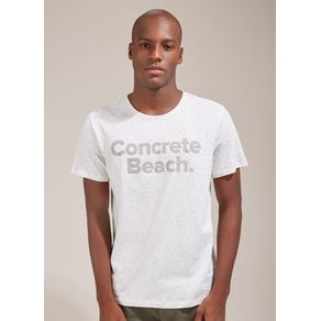 T-shirt Especial Silk Concrete Beach BRANCO GG