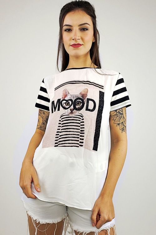 T-shirt Estampa Mood Viscolycra - P