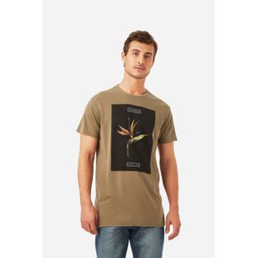 T Shirt Flora Tropical Verde - GG