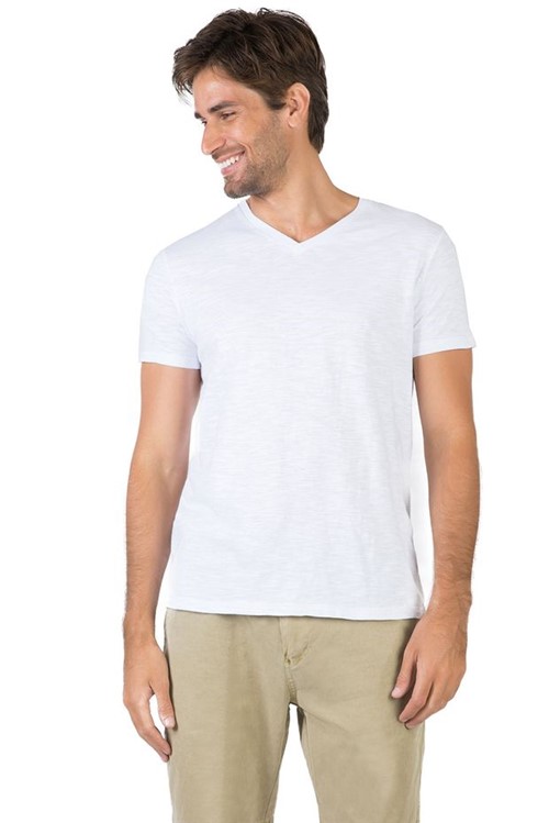 T-Shirt Gola V Básica Fit Branco BRANCO/P