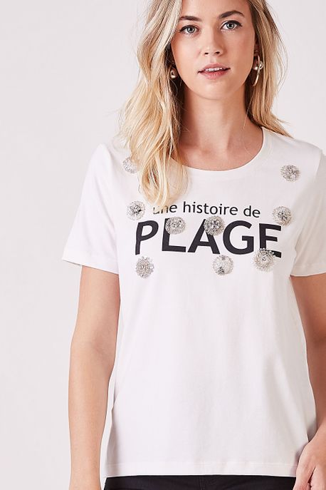 T-Shirt Histoire Off White - G
