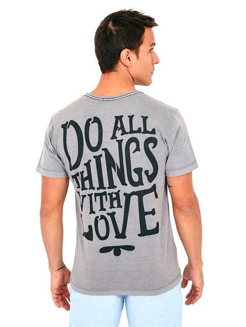 T-shirt Kahú Guardians do With Love T-shirt do With Love-preto Stoned-p