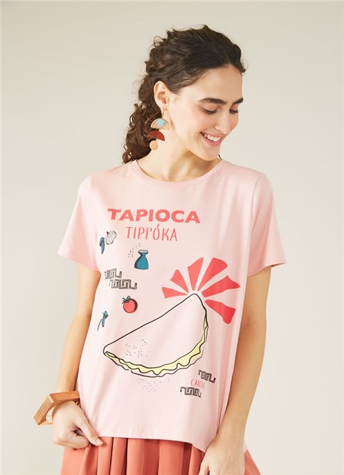T-shirt Local Tapioca Rosa G