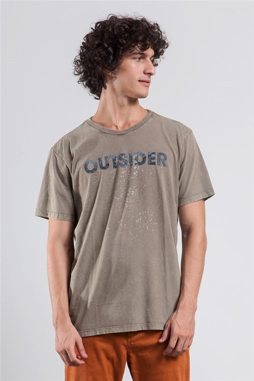 T-shirt Outsider Caqui G