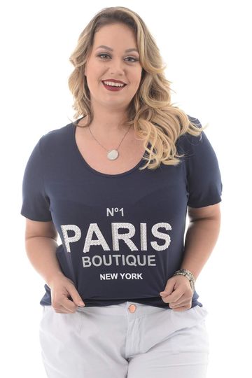 T-Shirt Paris Plus Size 603746