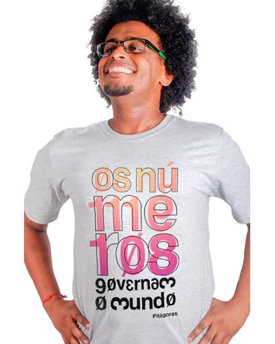 T-shirt Pitágoras Cinza