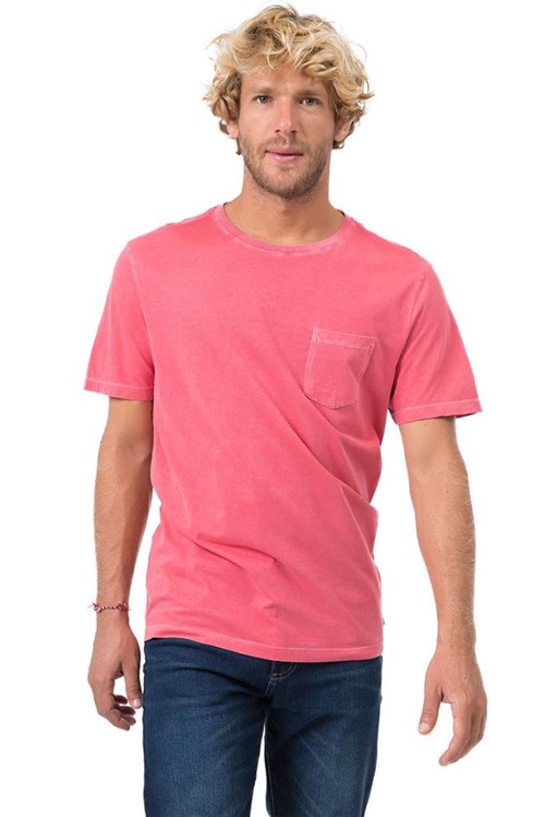 T-Shirt Premium com Bolso Lisa Vermelho Vermelho/P