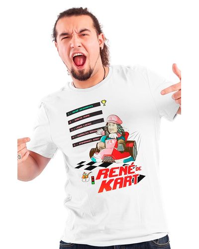 T-shirt René de Kart Branca