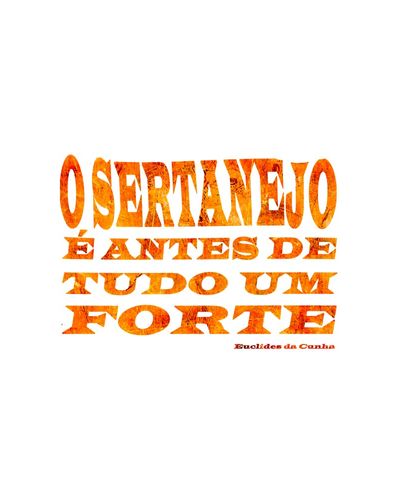 T-shirt Sertanejo é um Forte Branca