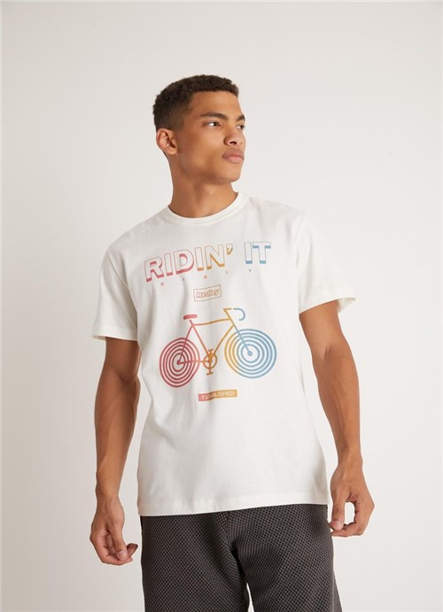 T-shirt Silk Bike Branco Gg