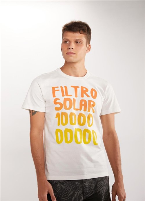 T-shirt Silk Filtro 10000 Branco G