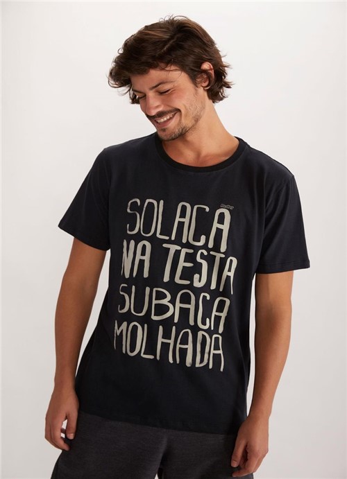 T-shirt Silk Solaca Preto G