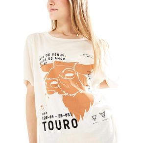 T-Shirt Silk Touro Off White - M