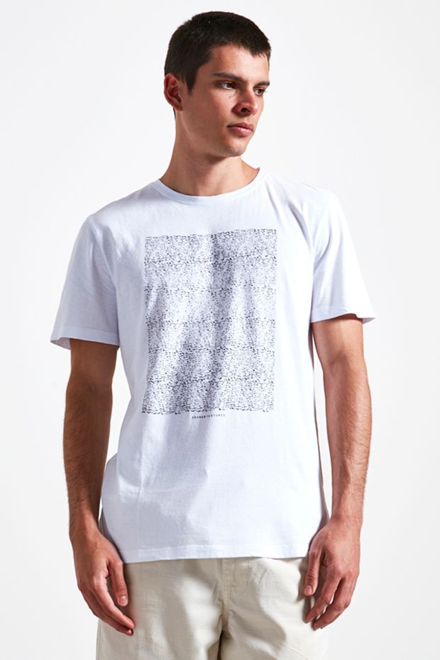T-shirt Sound Texture Branco Gg