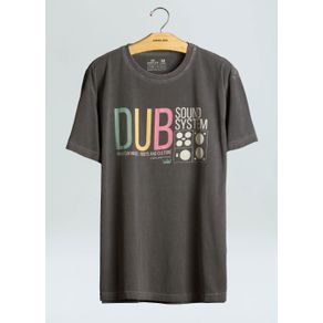 T-Shirt Stone Dub-Chumbo - M