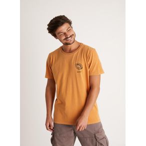 T-shirt Tinturada Silk Chapa Coco Amarelo Gg