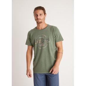 T-shirt Tinturada Silk Originals Flor Verde Escuro Gg