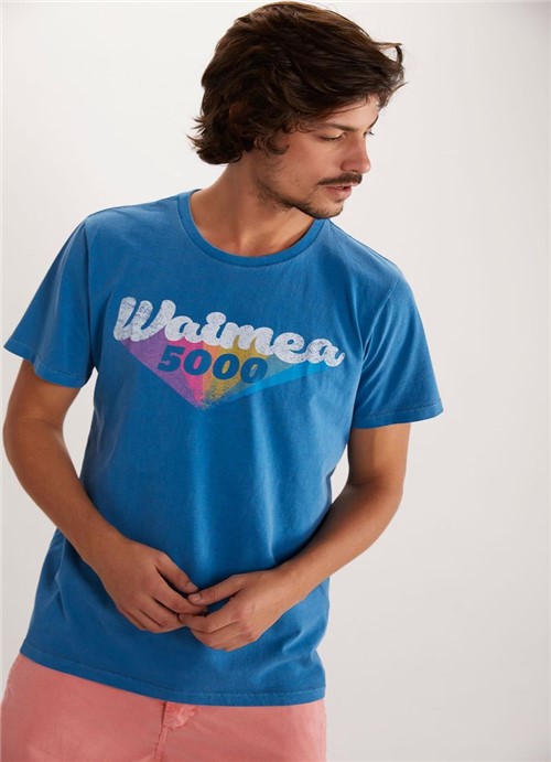 T-shirt Tinturada Silk Waimea 5000 V Azul G
