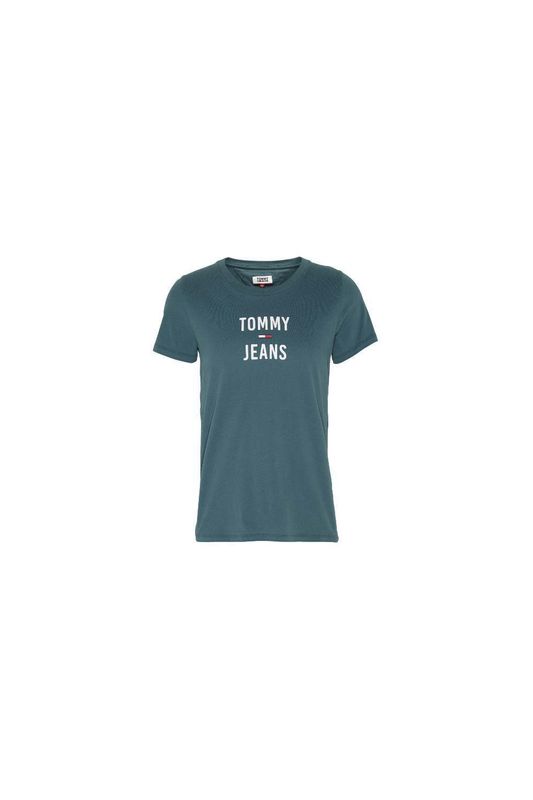 T-Shirt Tommy Jeans Square Verde Tam. PP