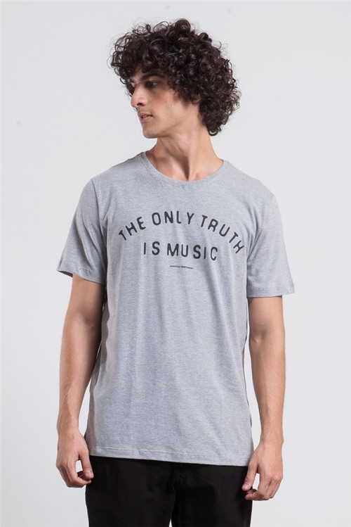 T-shirt Truth Mescla Escuro G