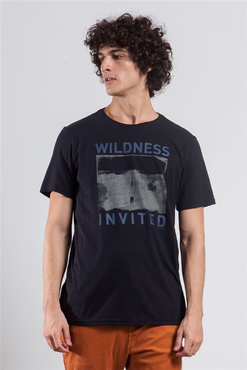 T-shirt Wildness Invited Preto M