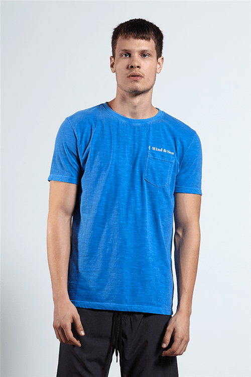 T-shirt Wind Pocket Azul G