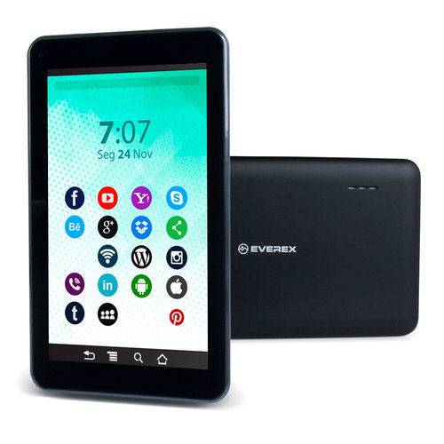 Tablet Everex Fine 7'' 8gb Android 4.4 Preto