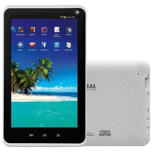 Tablet Mondial Tb-13. Branco, Tela 7", Wi-Fi, Android 5.1.1 , 2mp, 8gb