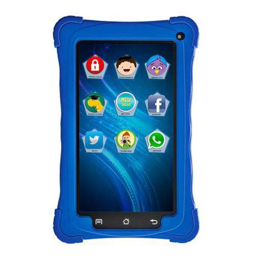 Tablet Mondial Tb-18 Kids com Capa Protetora Bivolt - Azul