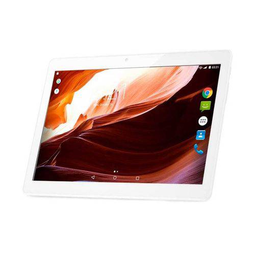 Tablet Multilaser M10a 3g Quad Core 1.3ghz 2gb Branco Nb254