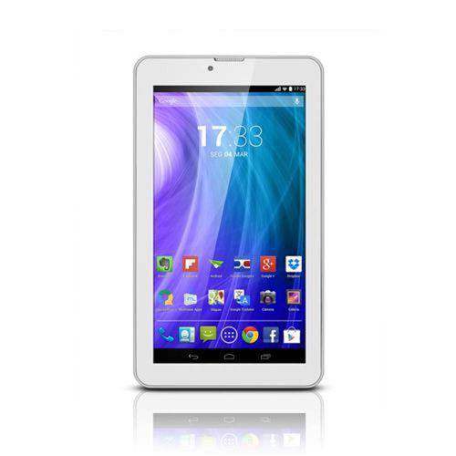 Tablet Multilaser M7i 7 Polegadas, Quad Core, 3g, Wi-Fi, Gps, Branco - Nb245