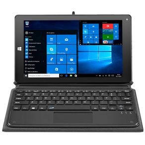 Tablet Multilaser NB242 M8W Plus Hibrido Windows 10 8.9" RAM 2GB 32GB Dual Câmera Preto