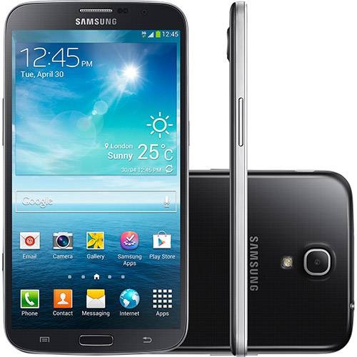 Tablet Samsung Galaxy Mega GT-I9200 com Android 4.1 Wi Fi e 3G Tela 6.3" Touchscreen Preto Função Celular e Memória Interna 8GB