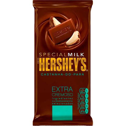 Tablete Chocolate Special Milk Castanha para 100g - Hersheys