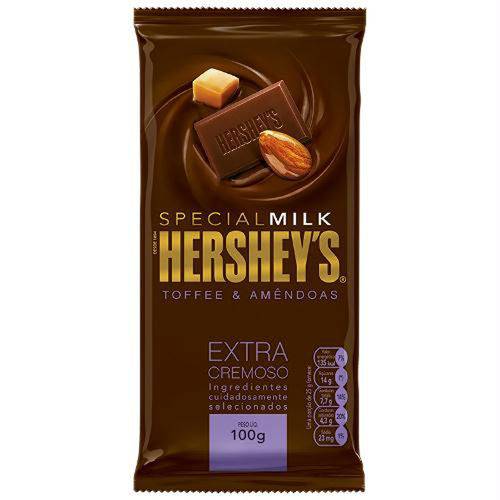 Tablete Chocolate Special Milk Toffee Amêndoas 100g - Hersheys