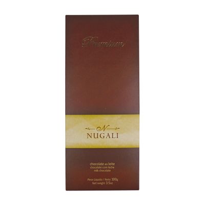 Tablete de Chocolate ao Leite Premium 100g - Nugali