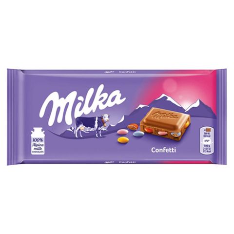 Tablete de Chocolate Confetti 100g - Milka