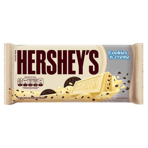 Tablete de Chocolate Cookies Creme 87g - Hersheys