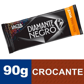 Tablete de Chocolate Lacta Diamante Negro 90g