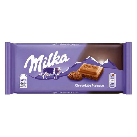 Tablete de Chocolate Mousse 100g - Milka