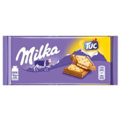 Tablete de Chocolate Tuc Sandwich 87g - Milka