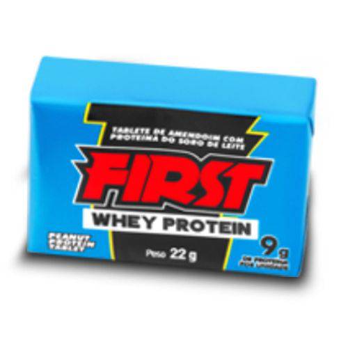Tablete First Amendoim com Whey Protein (unidade)