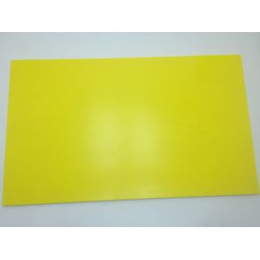 Tabua de Corte LISA em Polietileno - Amarela - 33 X 25