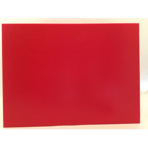 Tabua de Corte LISA em Polietileno - Vermelha - 33 X 25