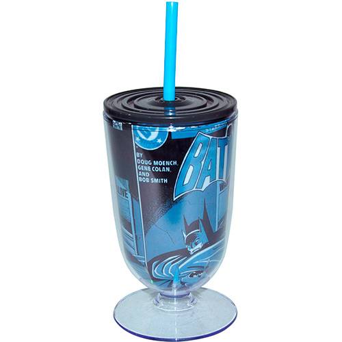 Taça Acrílica Batman Shadown Azul - Urban